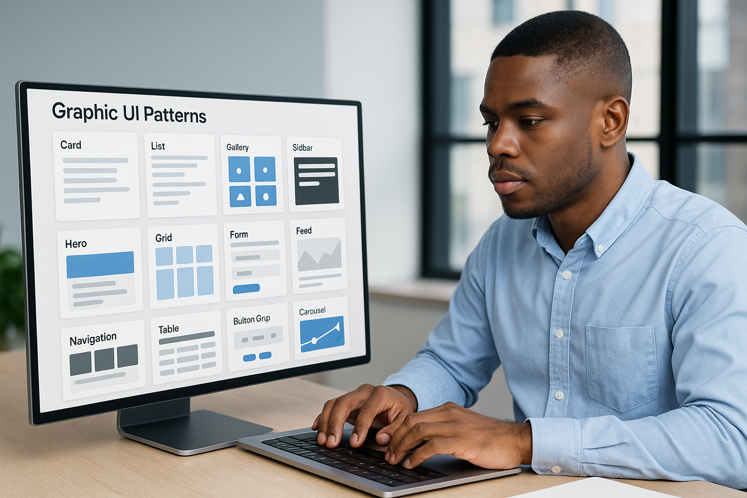 Patrones UI de Velas, Líneas y Redes Animadas para Entornos Educativos
